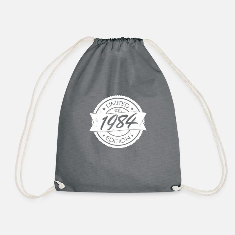 Limited Edition est 1984 - Drawstring Bag - grey