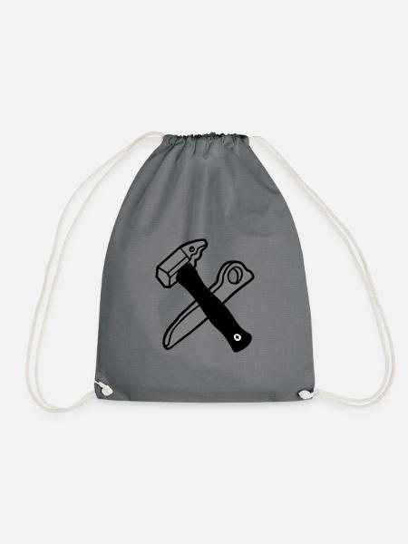 ALPINE CLIMBER - Drawstring Bag - grey