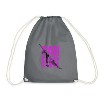 Südharz Merch - Barbis Einhornhöhle - Turnbeutel - Grau - Vorne