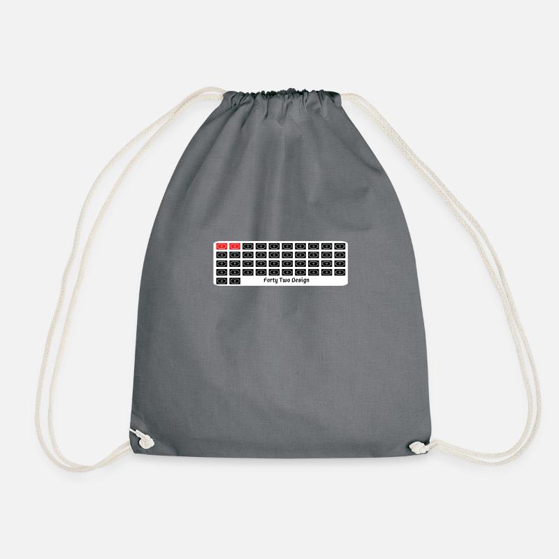 42 Design - Turnbeutel - Grau