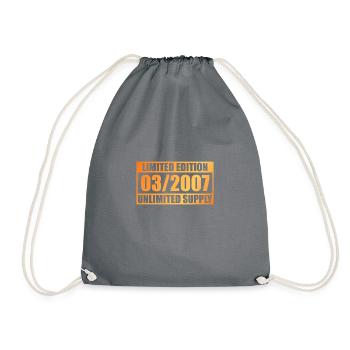 18ème Anniversaire Edition Limitée - ꝏ Approvisionnement 03/2007 - Sac de sport léger - gris - Devant