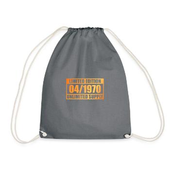 55e anniversaire Édition Limitée - ꝏ Approvisionnement 04/1970 - Sac de sport léger - gris - Devant