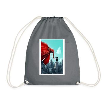 un air de Banksy - Sac de sport léger - gris - Devant