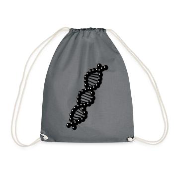 DNA - Drawstring Bag - grey - Front