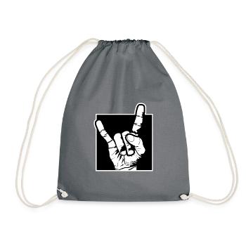 Fourchette à Pommes Heavy Metal - Sac de sport léger - gris - Devant