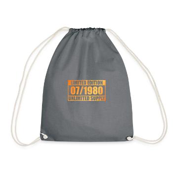 45e anniversaire Édition Limitée - ꝏ Approvisionnement 07/1980 - Sac de sport léger - gris - Devant