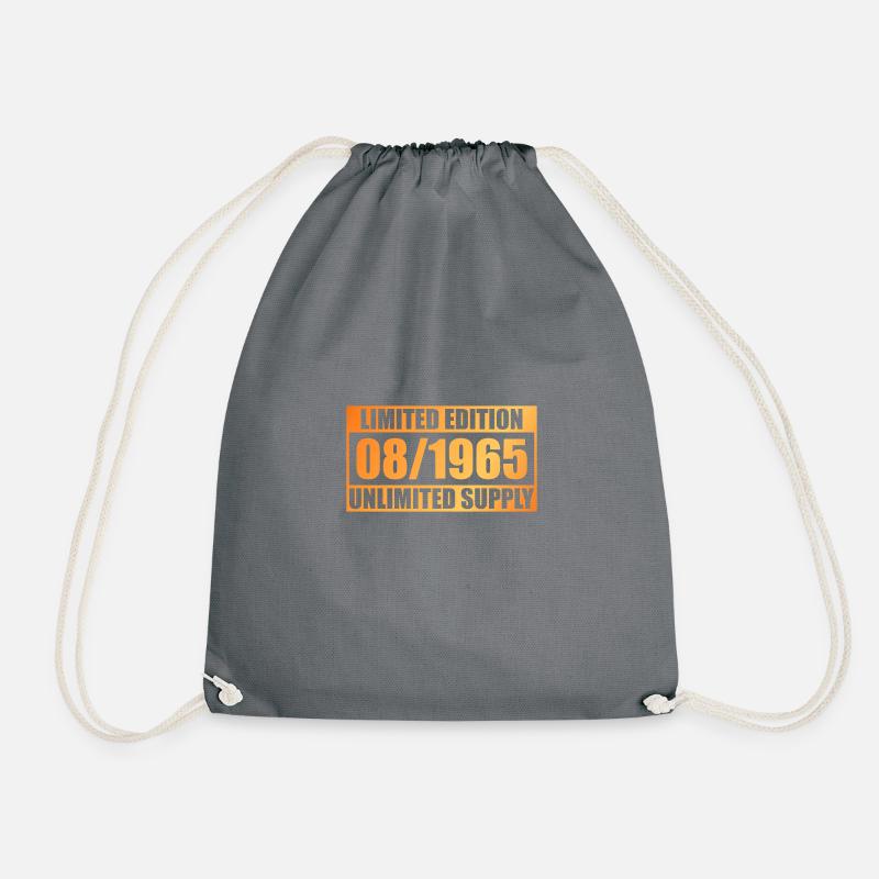 60th Anniversary Limited Edition - ꝏ Supply 08/1965 - Drawstring Bag - grey