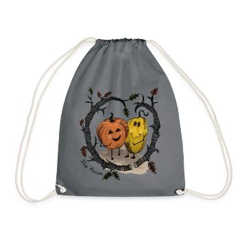 Pumpkin Friends Against Racism - Sac de sport léger - gris - Devant