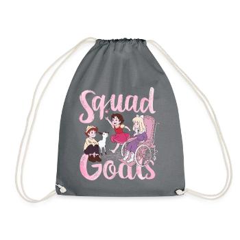 Heidi Squad Goals - Turnbeutel - Grau - Vorne
