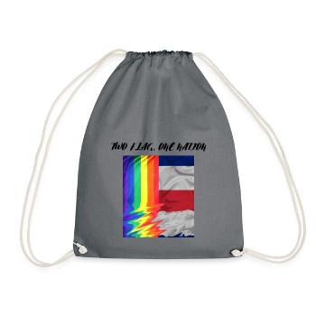 TWO FLAG ONE NATION LGBTQ x FRANCE - Sac de sport léger - gris - Devant