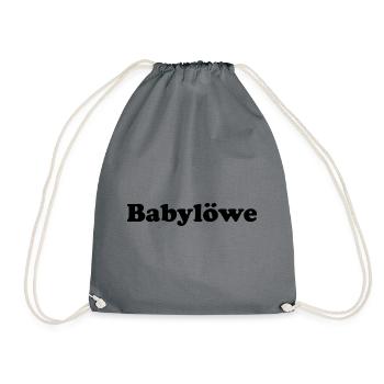 Babylöwe - Turnbeutel - Grau - Vorne