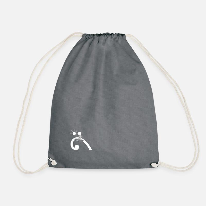 BASS Surfer - Turnbeutel - Grau
