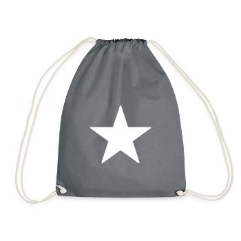 Étoile Blanche - Sac de sport léger - gris - Devant