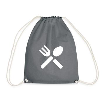 Couverts Alimentaires Blanc - Sac de sport léger - gris - Devant