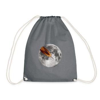 Fusée spatiale Apollo 7 en orbite autour de la lune - Sac de sport léger - gris - Devant