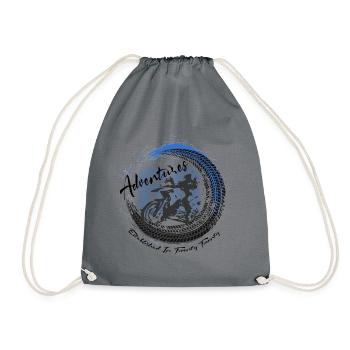 66 aventures - le pneu - Sac de sport léger - gris - Devant