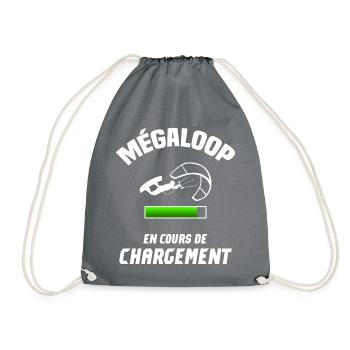 Mégaloop en cours de chargement - Sac de sport léger - gris - Devant