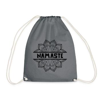Namaste (2) - Sac de sport léger - gris - Devant