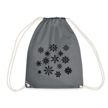 Flocons - Sac de sport léger - gris - Devant