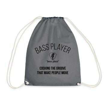 Bassist Definition English - Turnbeutel - Grau - Vorne