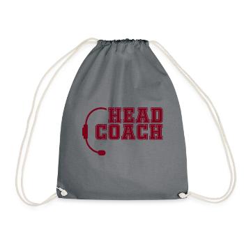 FAN AMÉRICAIN DE FOOTBALL> Headcoach Two - Sac de sport léger - gris - Devant