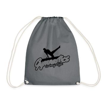 La gymnastique est ma vie Turner Design - Sac de sport léger - gris - Devant
