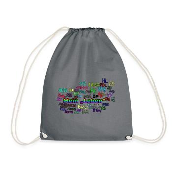 Ma vie - Soins - Sac de sport léger - gris - Devant