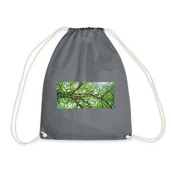 Les branches gracieuses d'un arbre - Sac de sport léger - gris - Devant