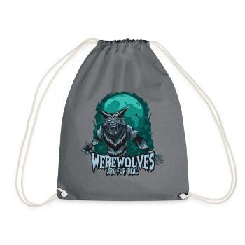 Halloween Pumpkin Horror - Drawstring Bag - grey - Front