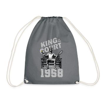 Chemise de tennis Homme 66e anniversaire 1958 - Sac de sport léger - gris - Devant