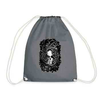 Quelque chose se cache dans la forêt - Sac de sport léger - gris - Devant