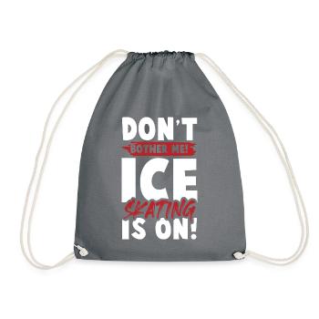patineurs patineurs de glace - Sac de sport léger - gris - Devant