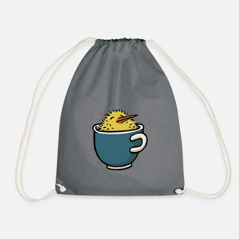 Cup chicks - Drawstring Bag - grey
