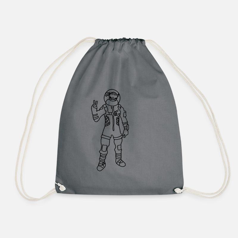 Leviathan - Drawstring Bag - grey