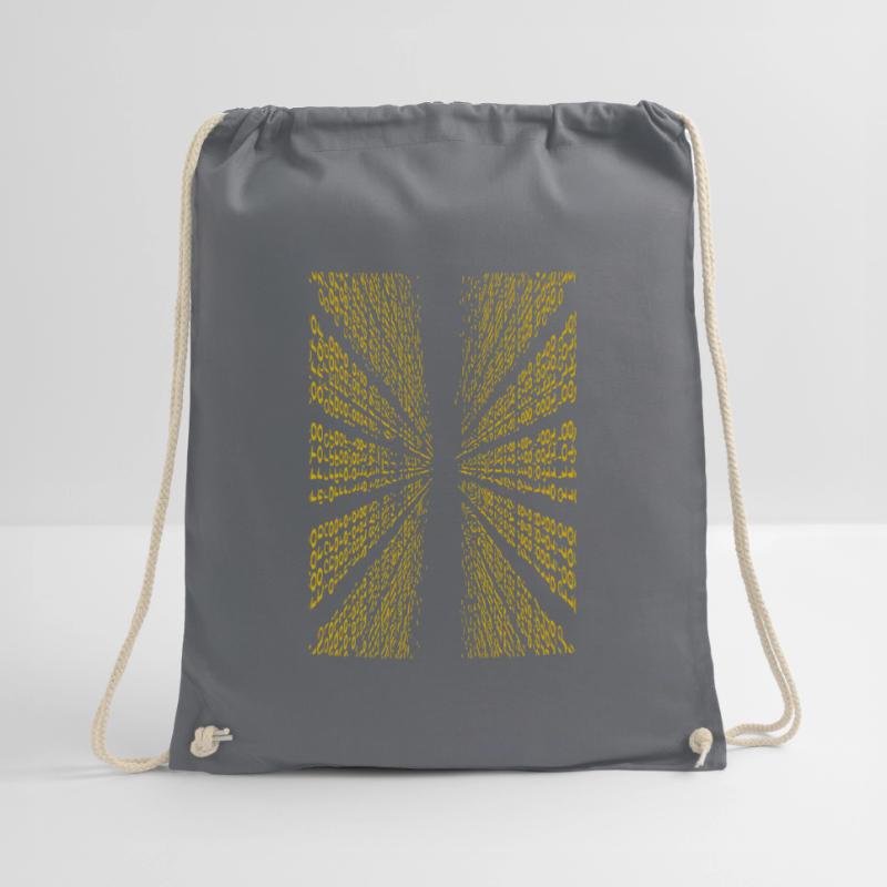 binary code Drawstring Bag