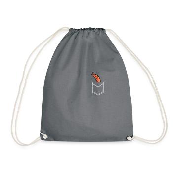 Wurst Tasche - Turnbeutel - Grau - Vorne