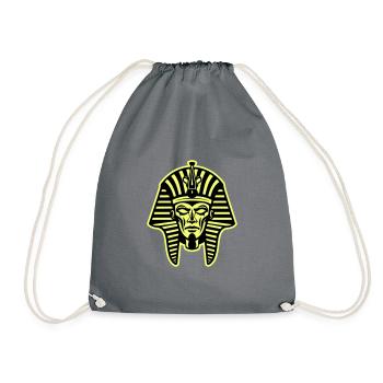Crâne de pharaon - Sac de sport léger - gris - Devant