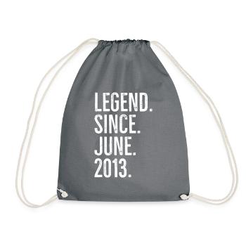 Légende depuis juin 2013 - Sac de sport léger - gris - Devant