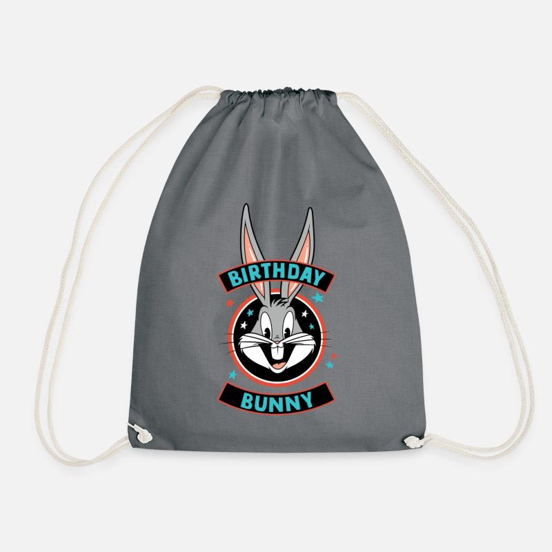 Looney Tunes Bugs Bunny Birthday Bunny - Turnbeutel - Grau