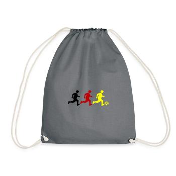 Footballers Germany Champion - Drawstring Bag - grey - Front