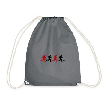 Équipe de football - Sac de sport léger - gris - Devant