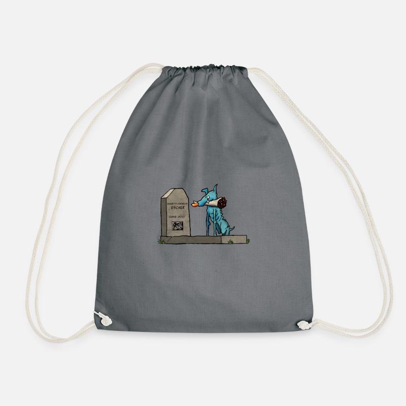 Tindaloo & Escher - Drawstring Bag - grey