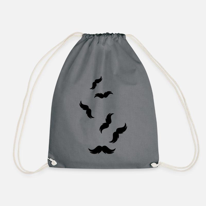 Symbole de moustache - Sac de sport léger - gris
