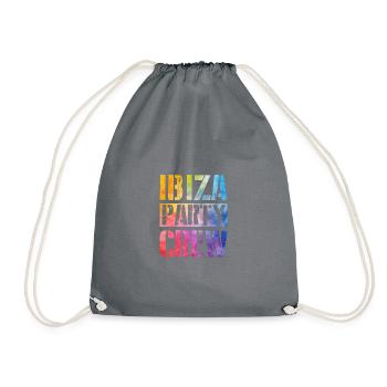 Ibiza Party Crew - Turnbeutel - Grau - Vorne