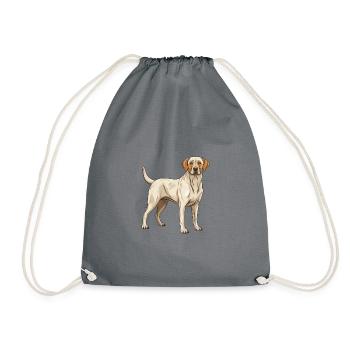 Labrador Chien Animal - Sac de sport léger - gris - Devant