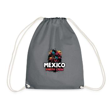 Équipe de la fête au Mexique - Sac de sport léger - gris - Devant