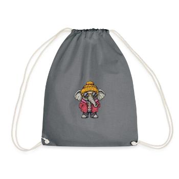 Mammut Bande dessinée cool - Sac de sport léger - gris - Devant