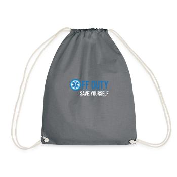 Off Duty Save Yourself EMS T-shirt - Sac de sport léger - gris - Devant