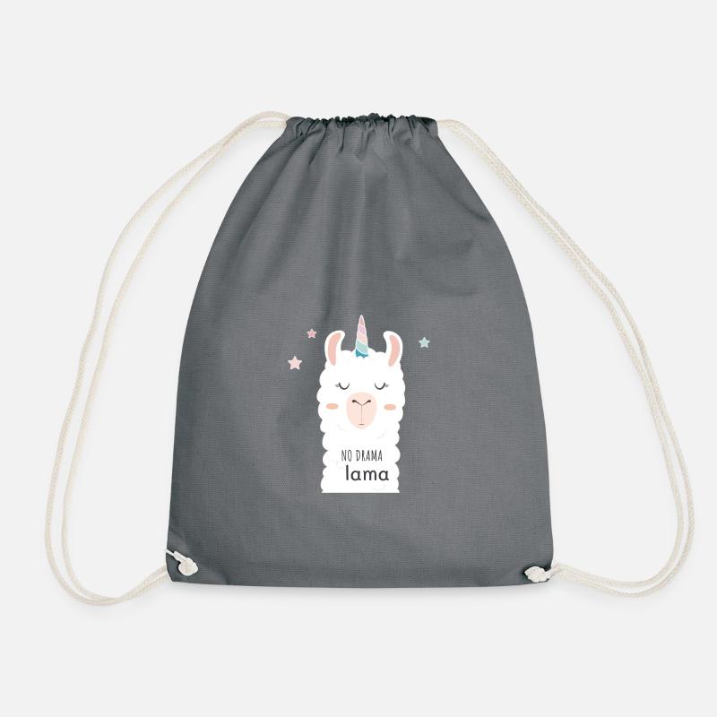 AUCUN DRAMA LAMA - Sac de sport léger - gris