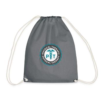 Physiotherapie Geschenk physio therapeut - Turnbeutel - Grau - Vorne